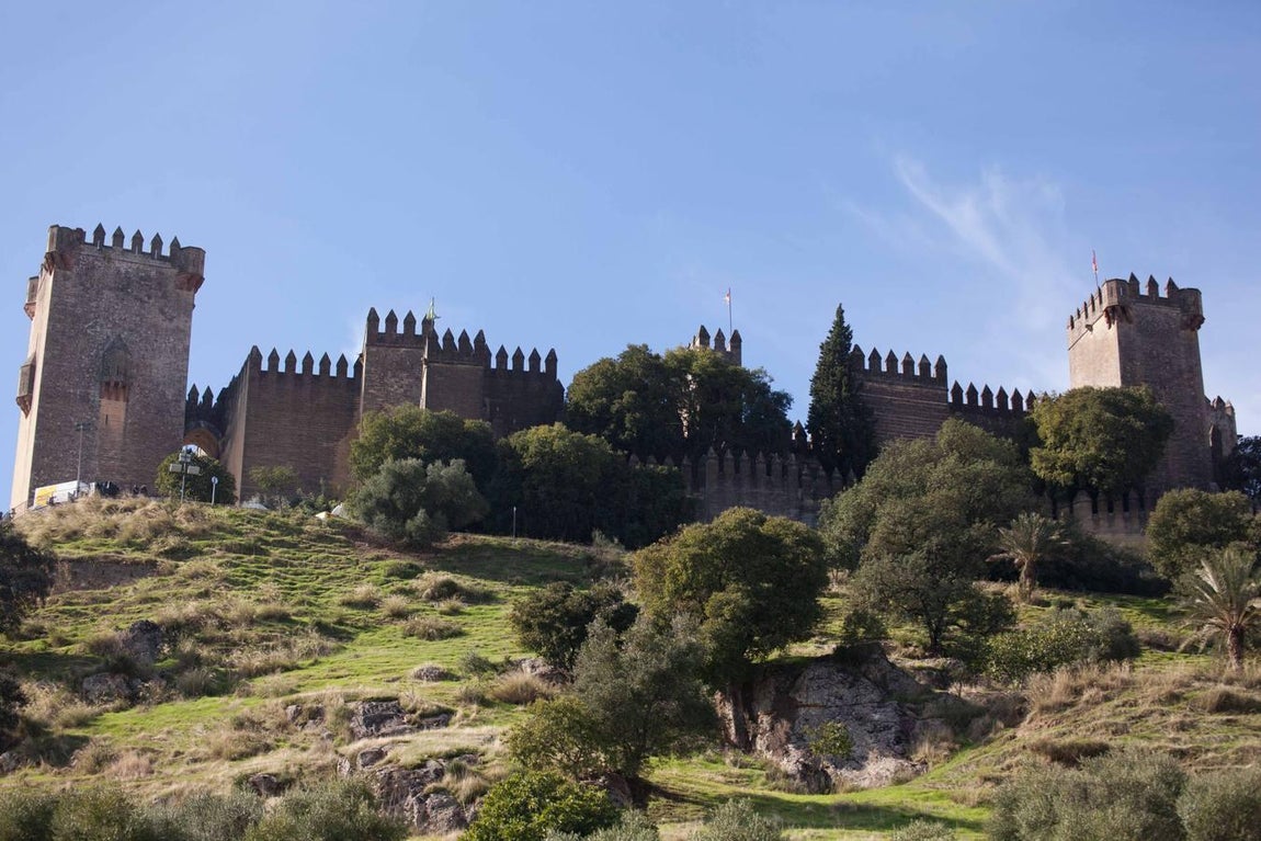Estampas del rodaje de «Juego de Tronos» en el Castillo de Almodóvar