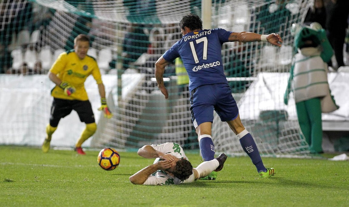 El partido Córdoba-Getafe, en imágenes