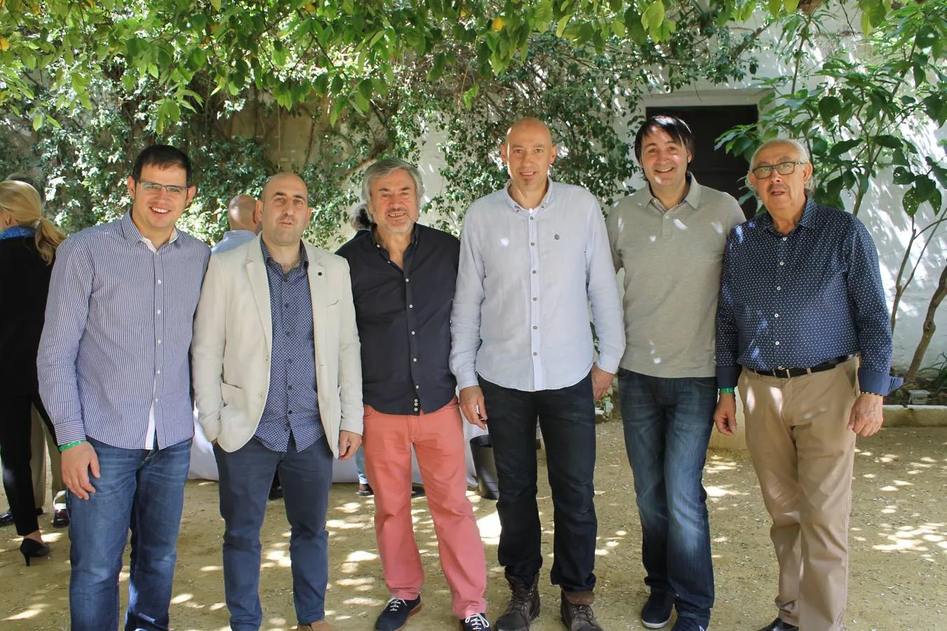 Manuel Moldes, Marc Ventura, José Antonio López, Txema Gotxi, Asier Alonso y Antonio Caravaca