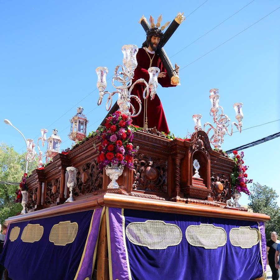 Las fotos de Padre Pío Palmete el Sábado de Pasión de la Semana Santa de Sevilla 2017