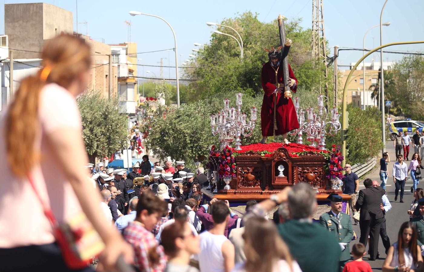 Las fotos de Padre Pío Palmete el Sábado de Pasión de la Semana Santa de Sevilla 2017
