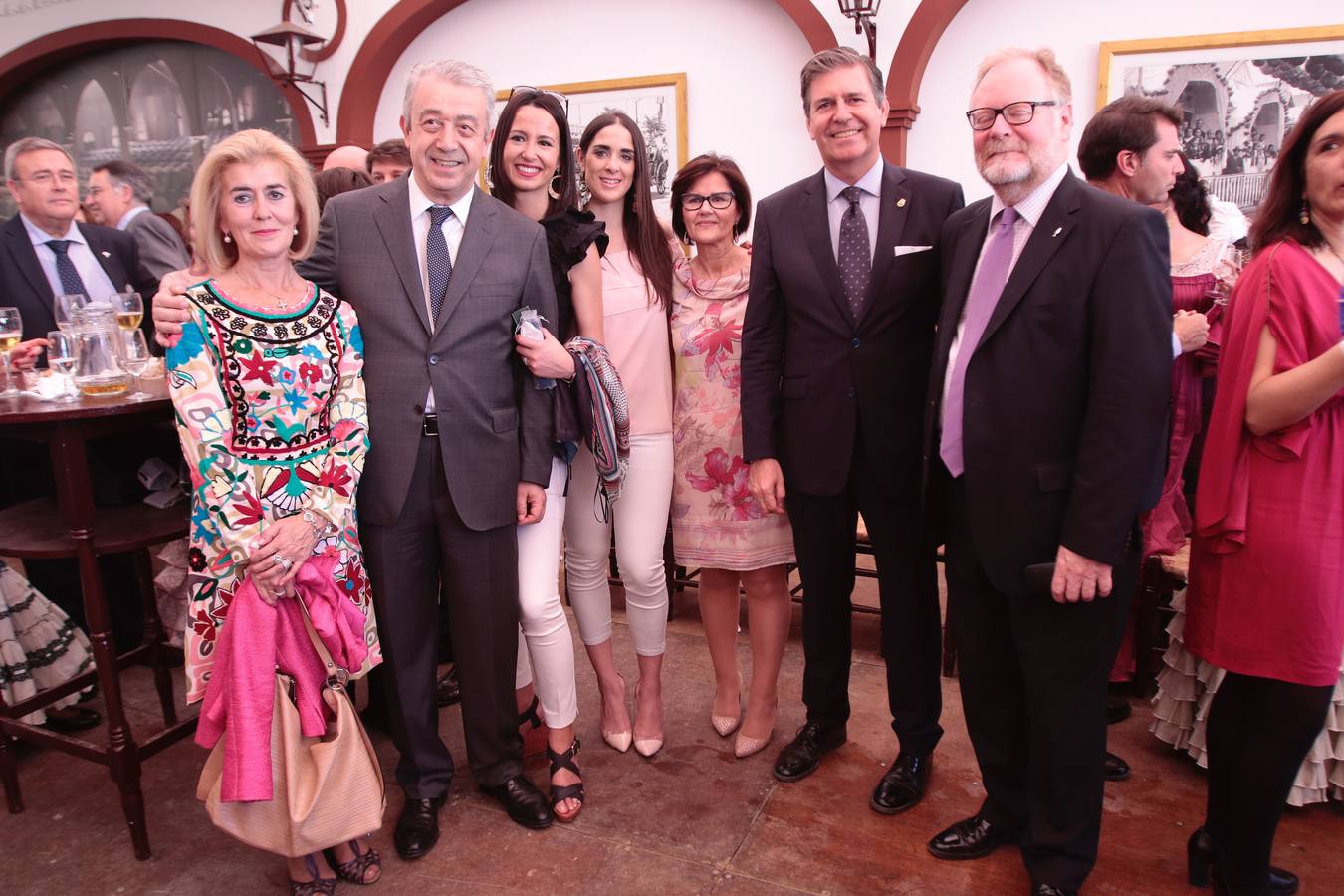 Recepción en la Caseta de Cajasol