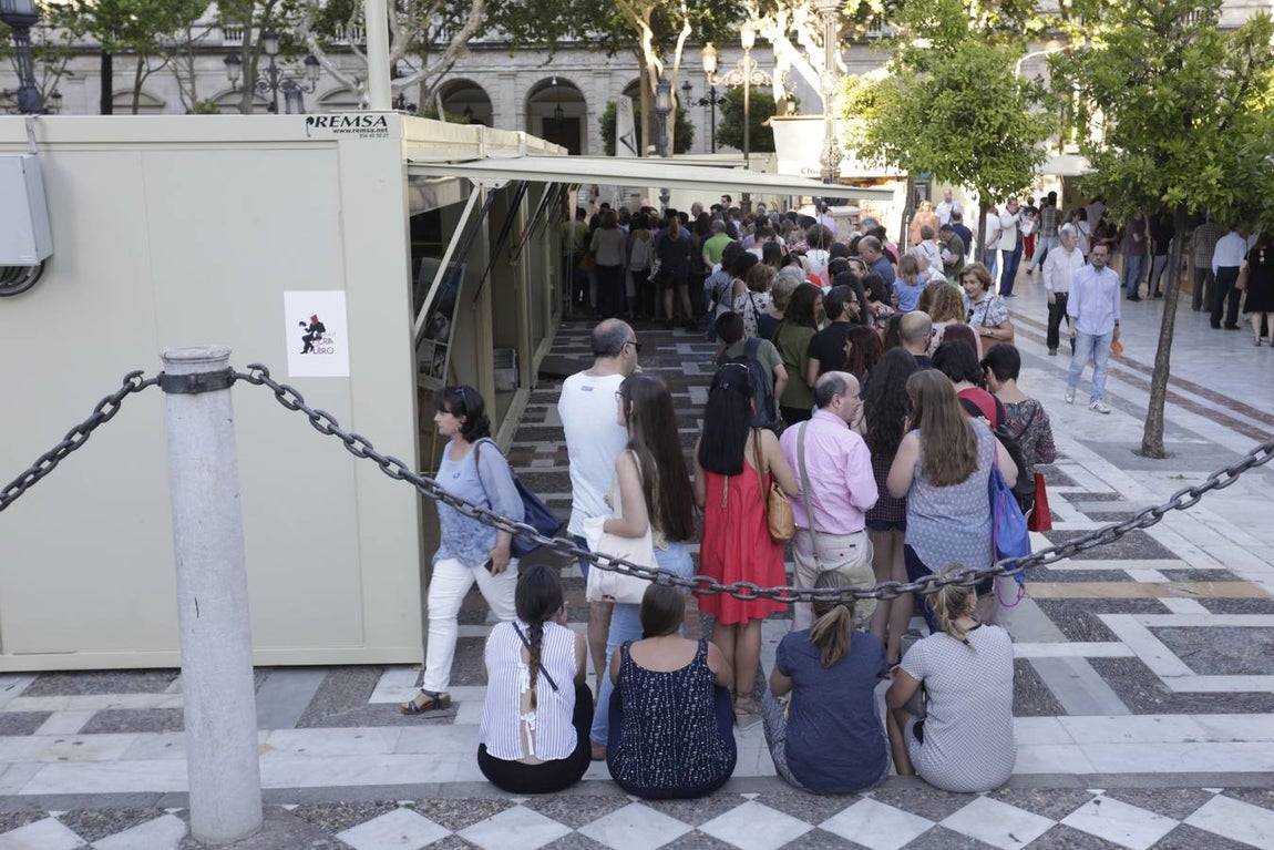 Jornada inaugural de la Feria del Libro de Sevilla