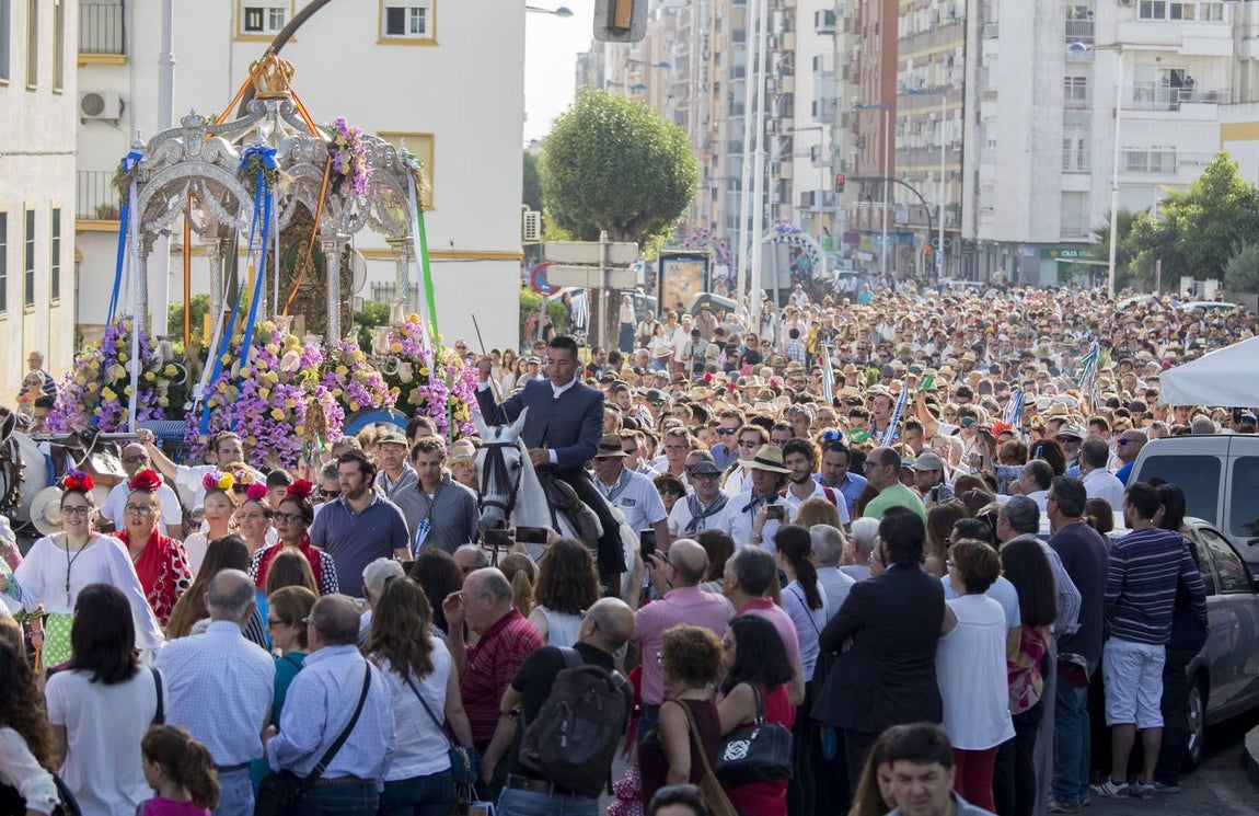 Los peregrinos de Huelva ya van para el Rocío