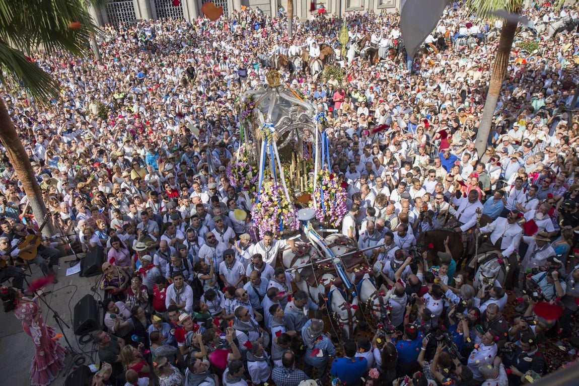 Los peregrinos de Huelva ya van para el Rocío