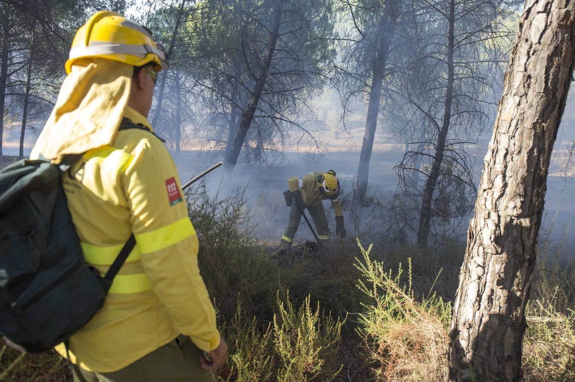 Estabilizado el incendio entre Gibraleón y El Portil