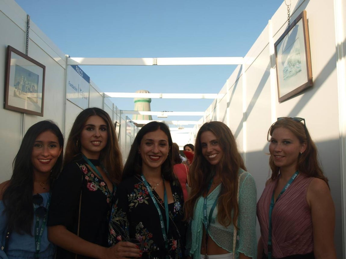 Beatriz Ruiz, Cristina Abascal, Palma Lobo, Belén Fernández y Carmen Muñoz
