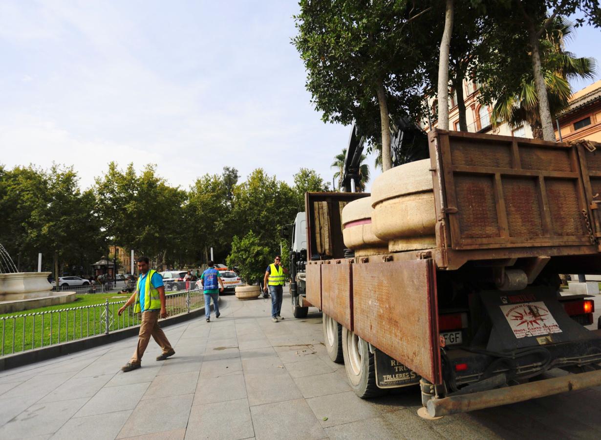 En imágenes: Sevilla se protege contra el terrorismo