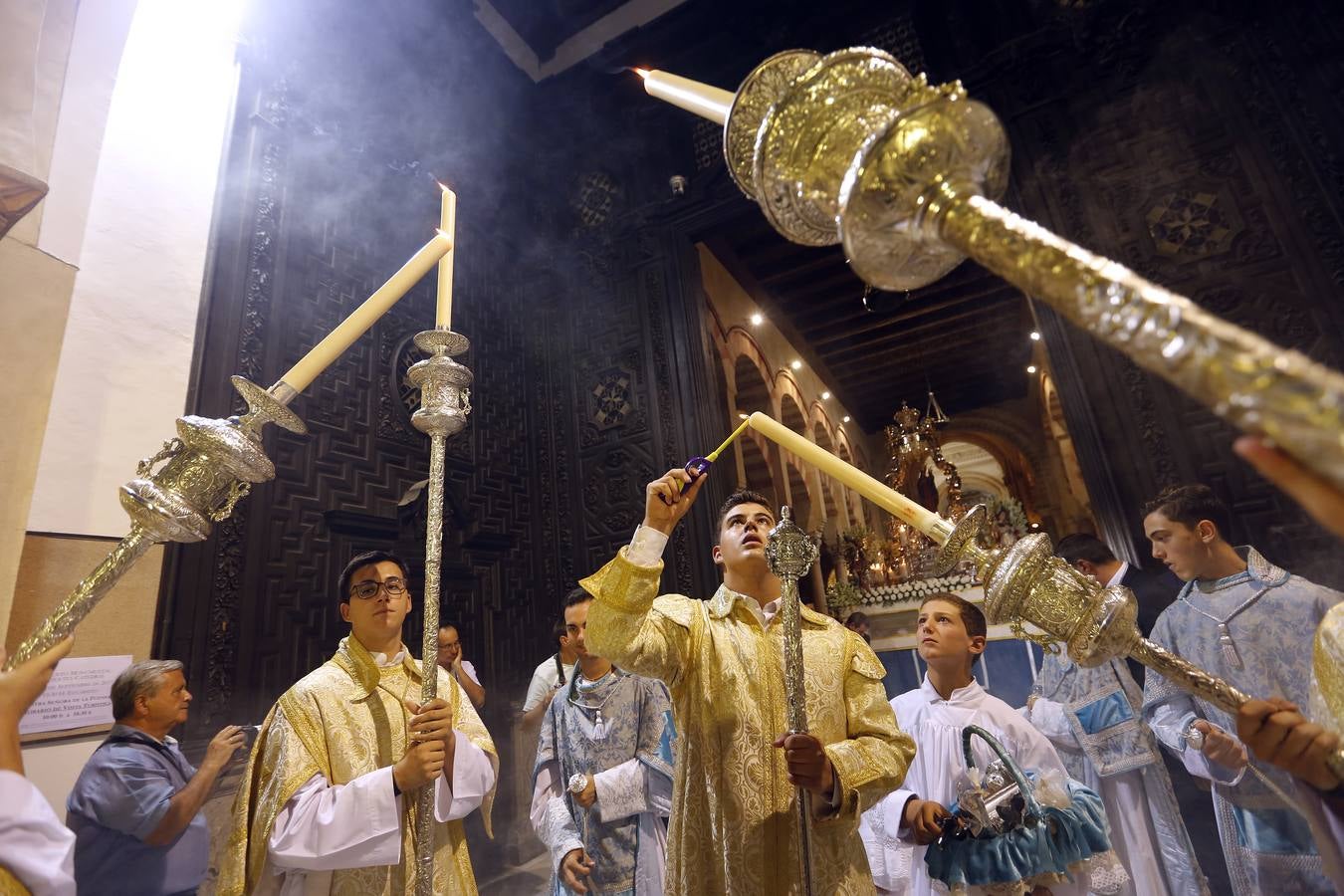 La procesión de la Virgen de la Fuensanta de Córdoba, en imágenes