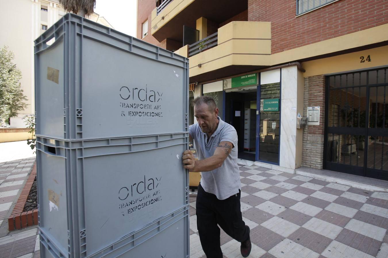 El primer día de mudanza a la Ciudad de la Justicia, en imágenes