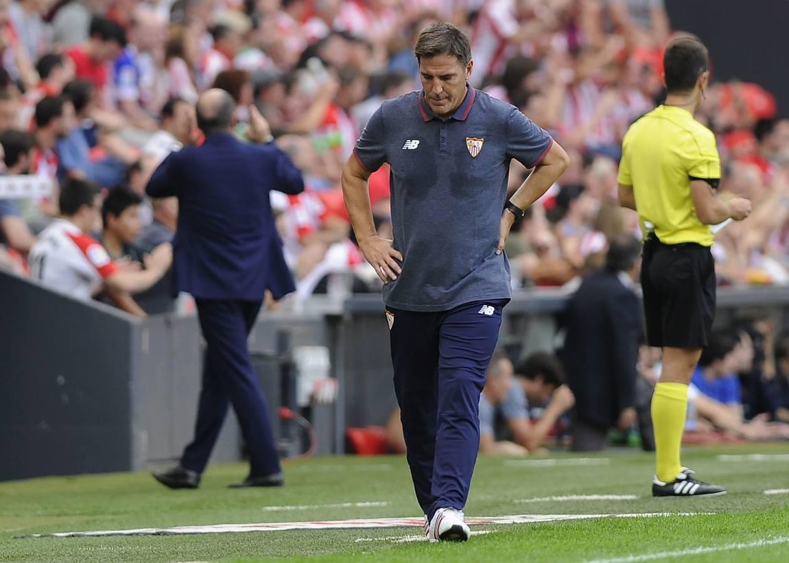 Las imágenes del Athletic-Sevilla FC: derrota por la mínima en San Mamés