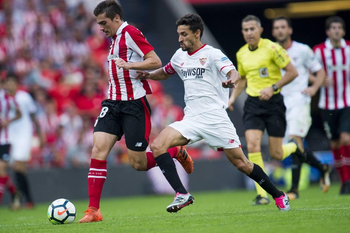 Las imágenes del Athletic-Sevilla FC: derrota por la mínima en San Mamés