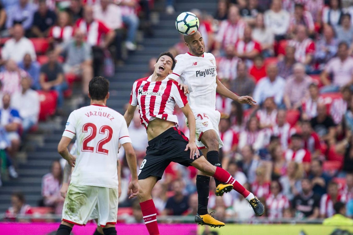 Las imágenes del Athletic-Sevilla FC: derrota por la mínima en San Mamés