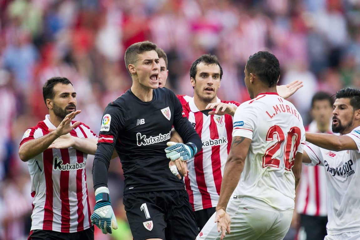 Las imágenes del Athletic-Sevilla FC: derrota por la mínima en San Mamés