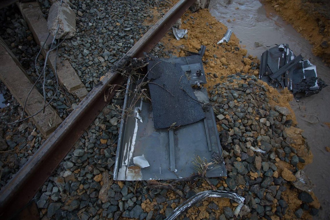 El accidente del tren Málaga-Sevilla en Arahal, en imágenes
