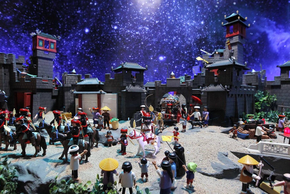 Abierto el Belén de Playmobil en el Centro de Sevilla