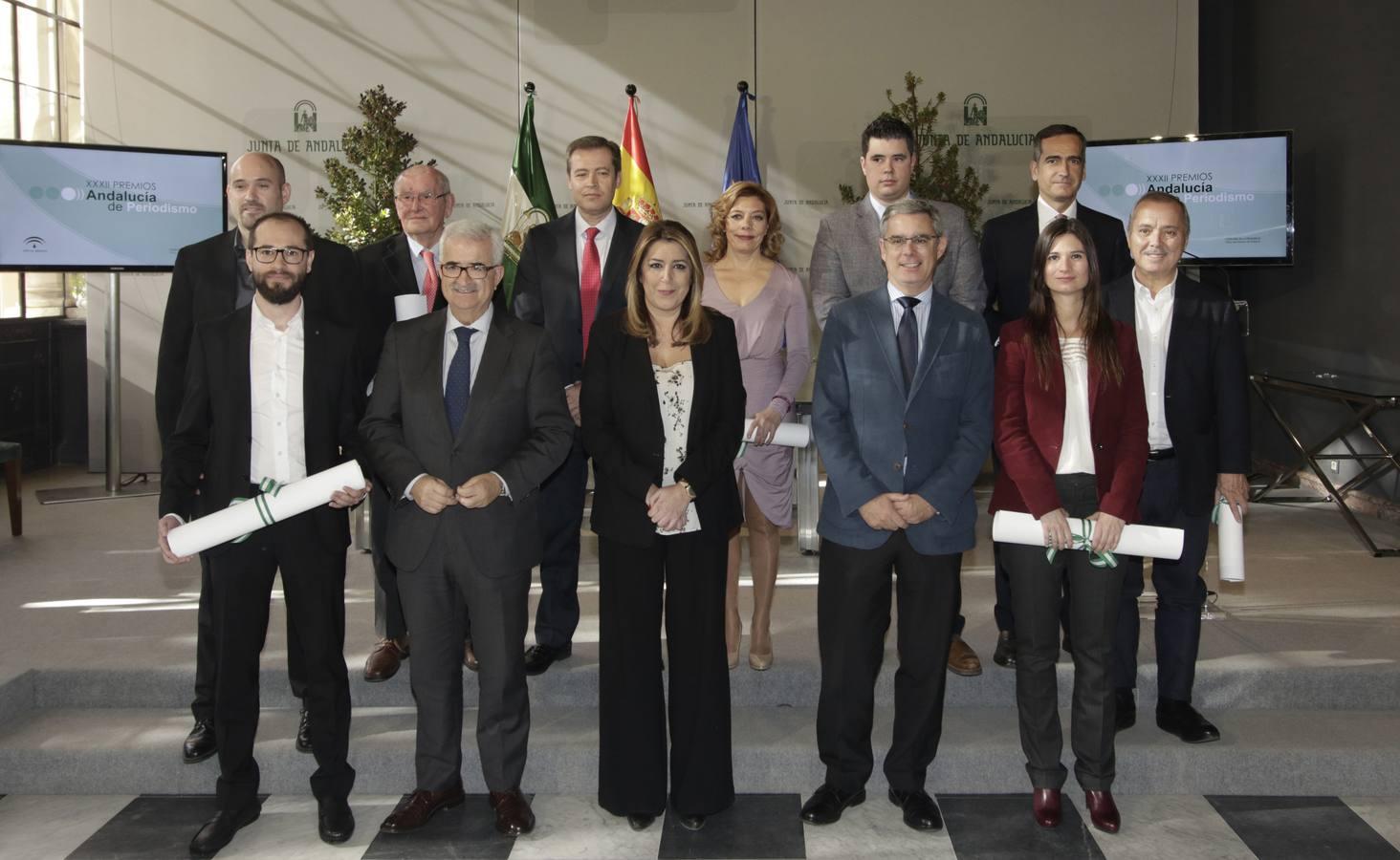 Entregados los Premios Andalucía de Periodismo