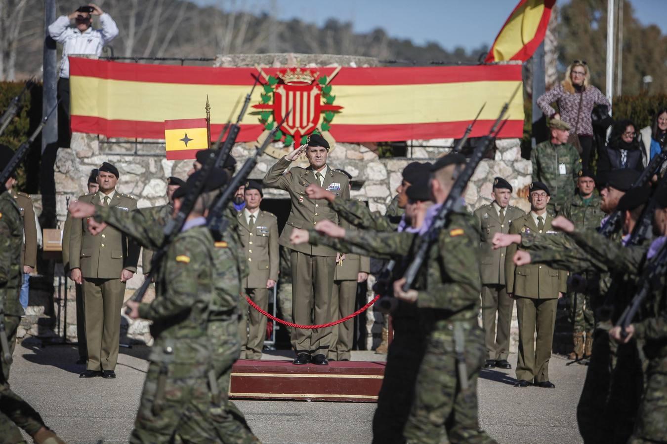 La despedida de los militares de la BRI X de Córdoba hacia Letonia