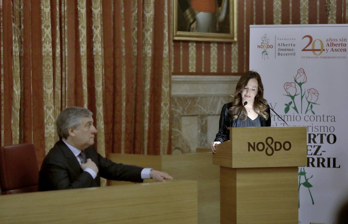 Entrega del premio Jiménez-Becerril a Antonio Tajani