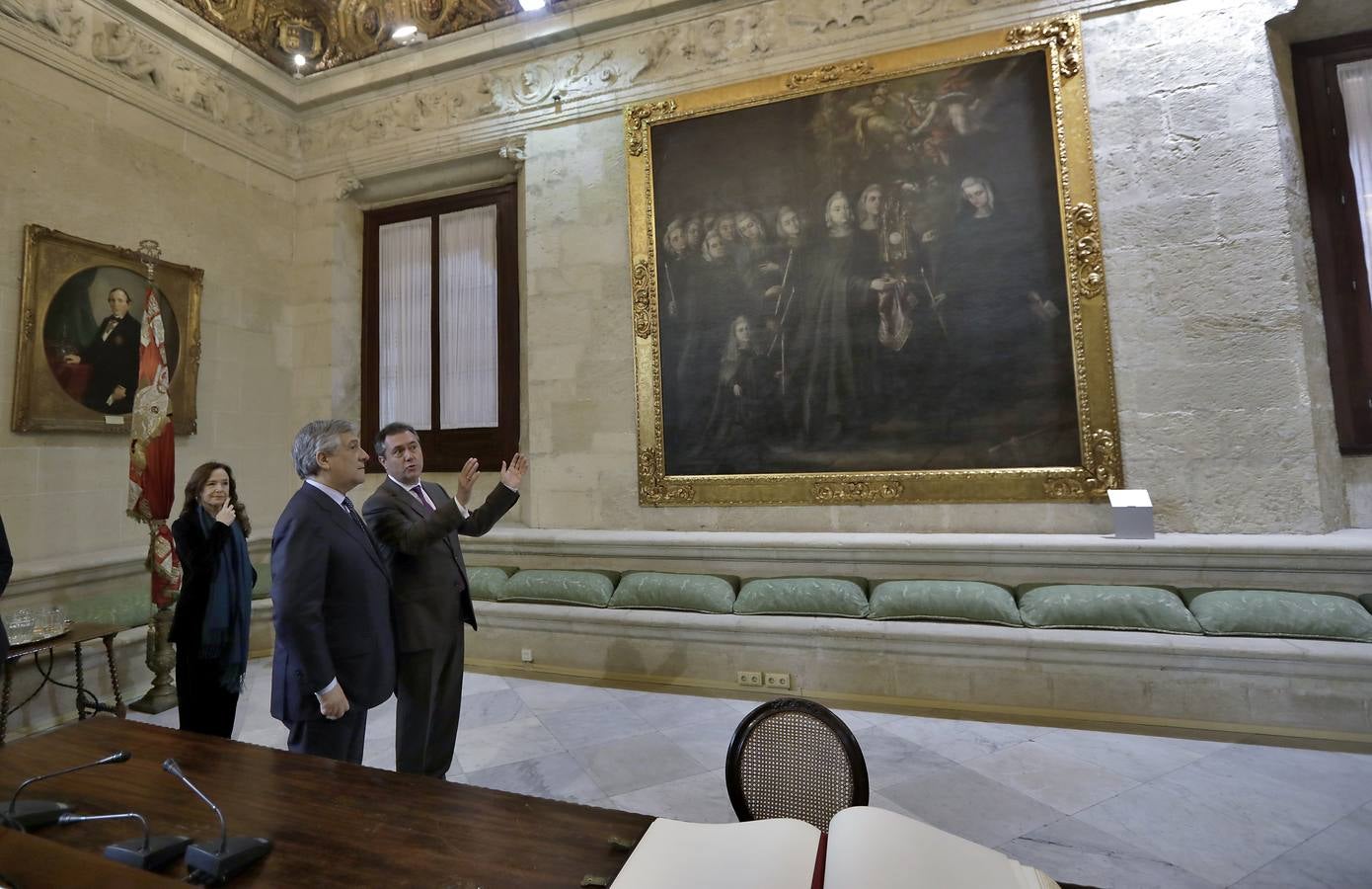Entrega del premio Jiménez-Becerril a Antonio Tajani