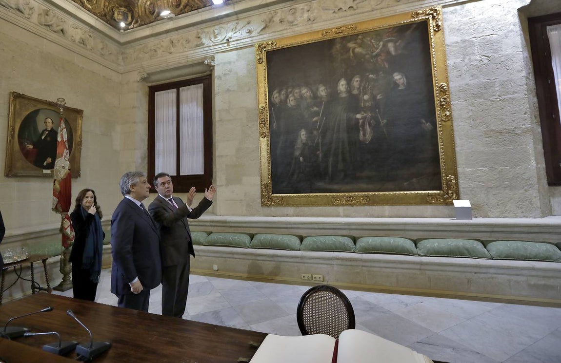 Entrega del premio Jiménez-Becerril a Antonio Tajani