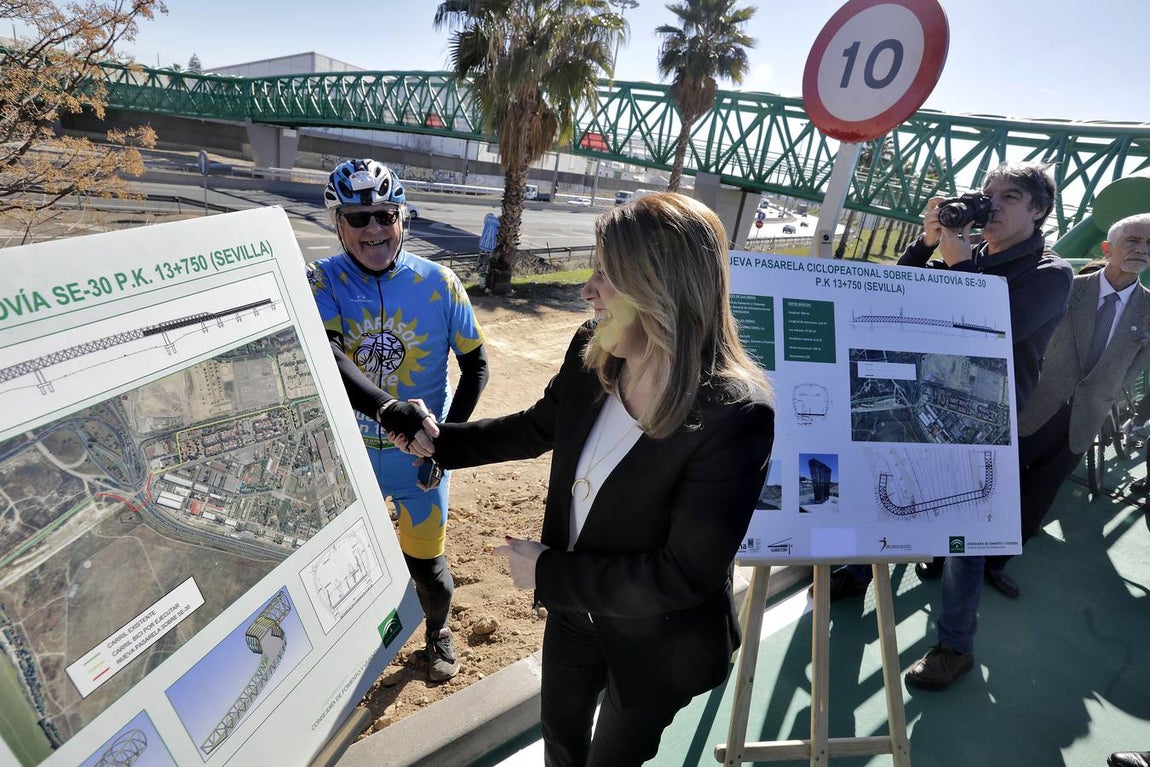 San Juan y Sevilla, más cerca para ciclistas y viandantes