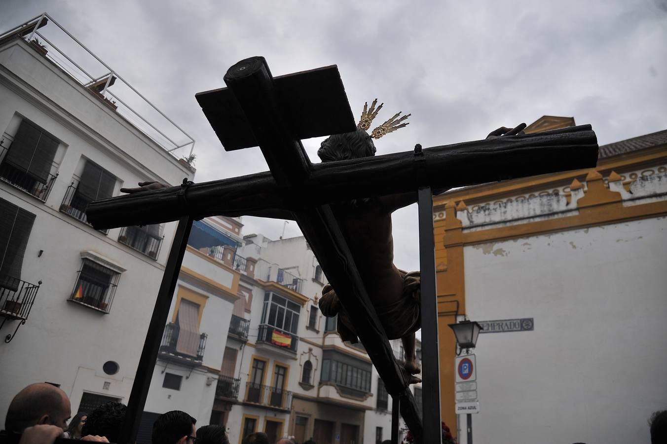 Galería del traslado del Cristo de las Aguas a la iglesia de la Caridad