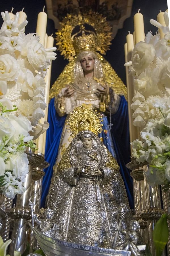 En fotos, El Carmen y su devoción marinera en la Semana Santa de Sevilla de 2018