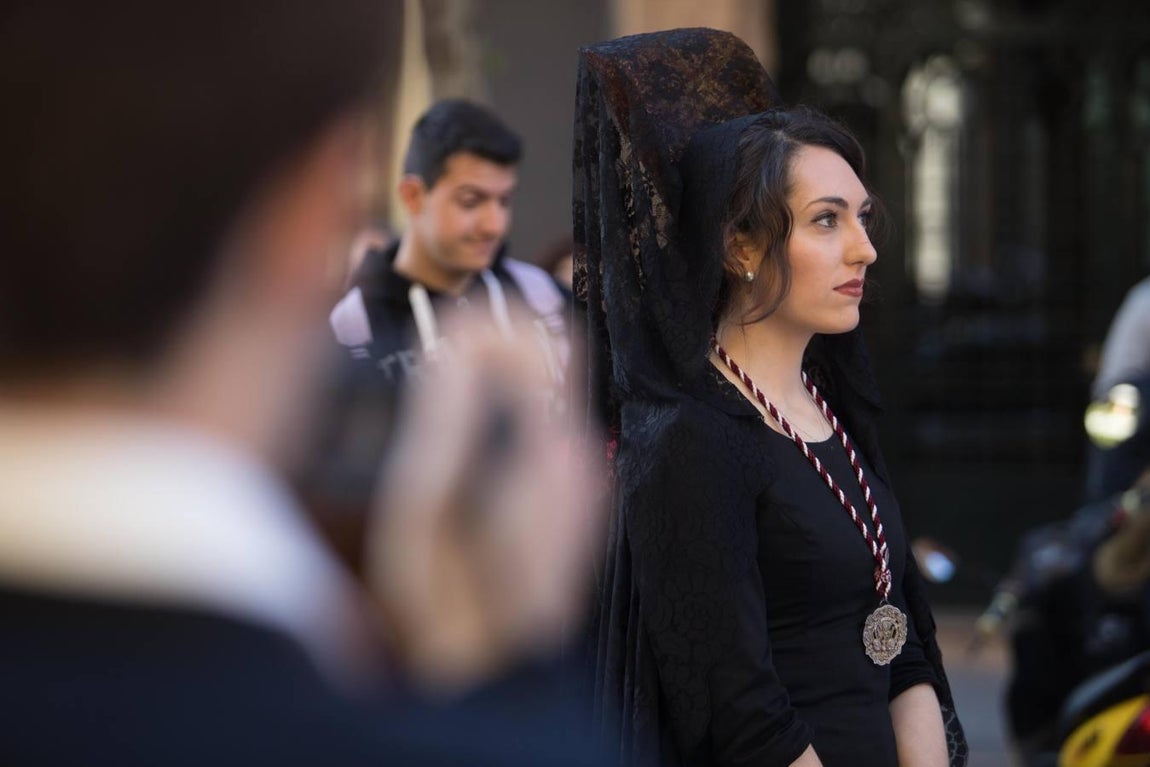 En imágenes, la hermandad de la Cena del Jueves Santo