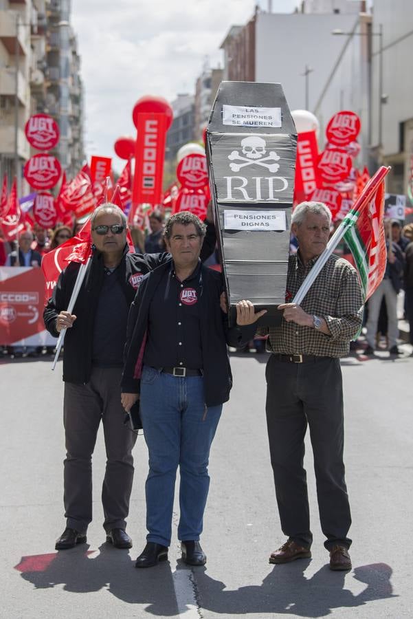 La manifestación central de Huelva, en imágenes