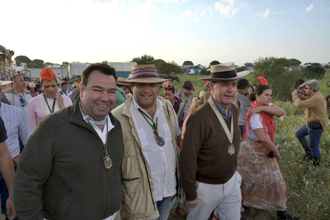 Rafael Alamrcha, Manolo Sabater y Alberto Candau