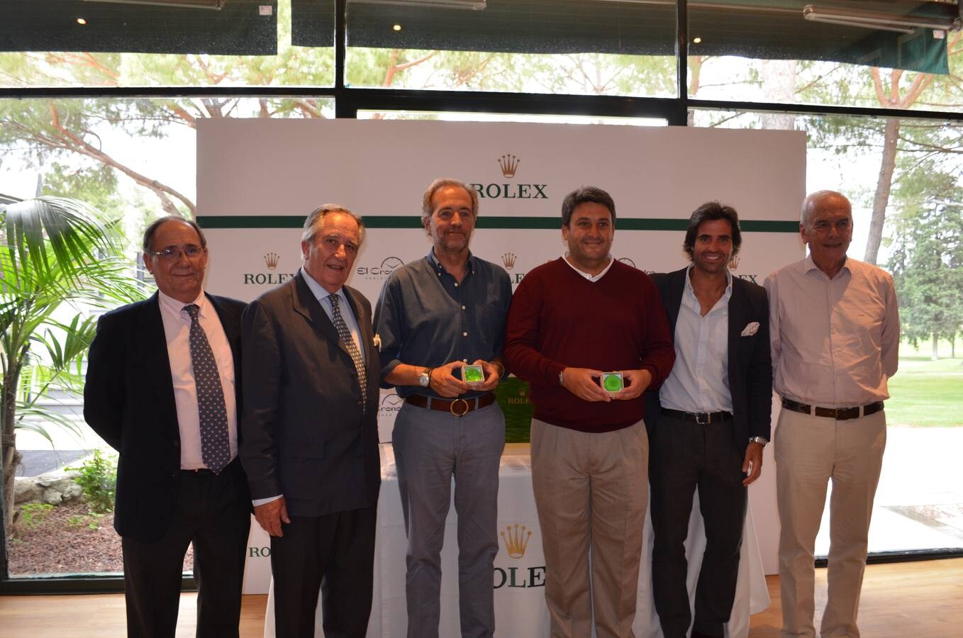 Carlos Sanchís, Enrique Sanchís, Estanislao Ybarra, Santiago Urquijo, Álvaro Sanchís y Álvaro Salinas