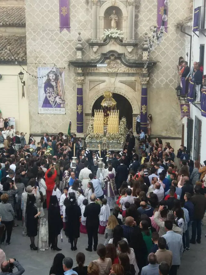 En imágenes, la salida extraordinaria de Jesús Nazareno en Priego de Córdoba