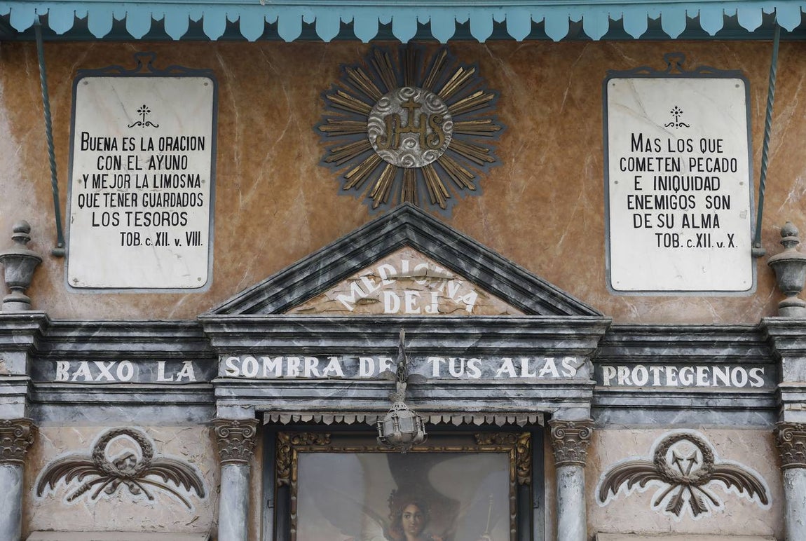 El estado del retablo de San Rafael, en imágenes