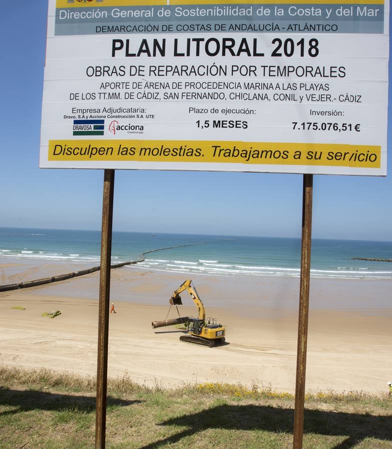 Las playas de Cádiz, llenas el primer fin de semana veraniego