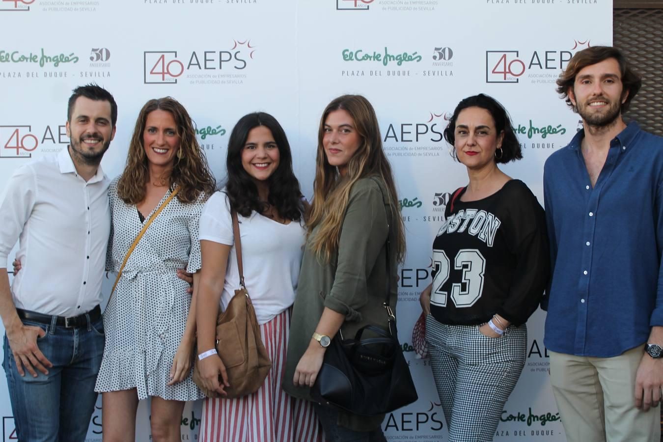 Fran Nieves, Lorena Pulido, Miriam Rus, Marta Ruiz, Lola de Luque y Álvaro Martínez