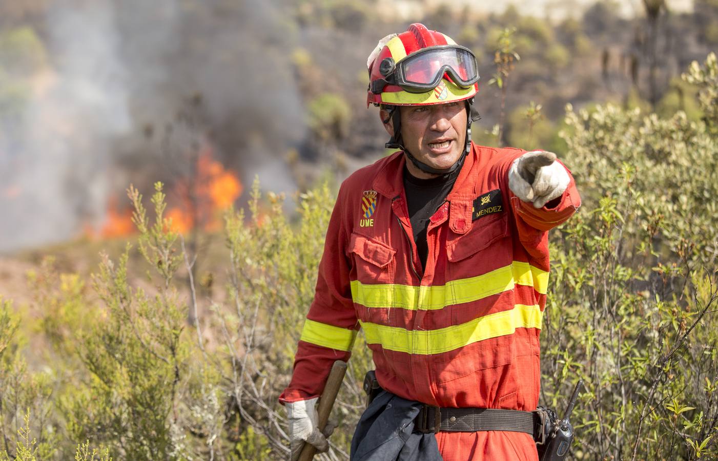 Impactantes imágenes del incendio de Nerva en Huelva