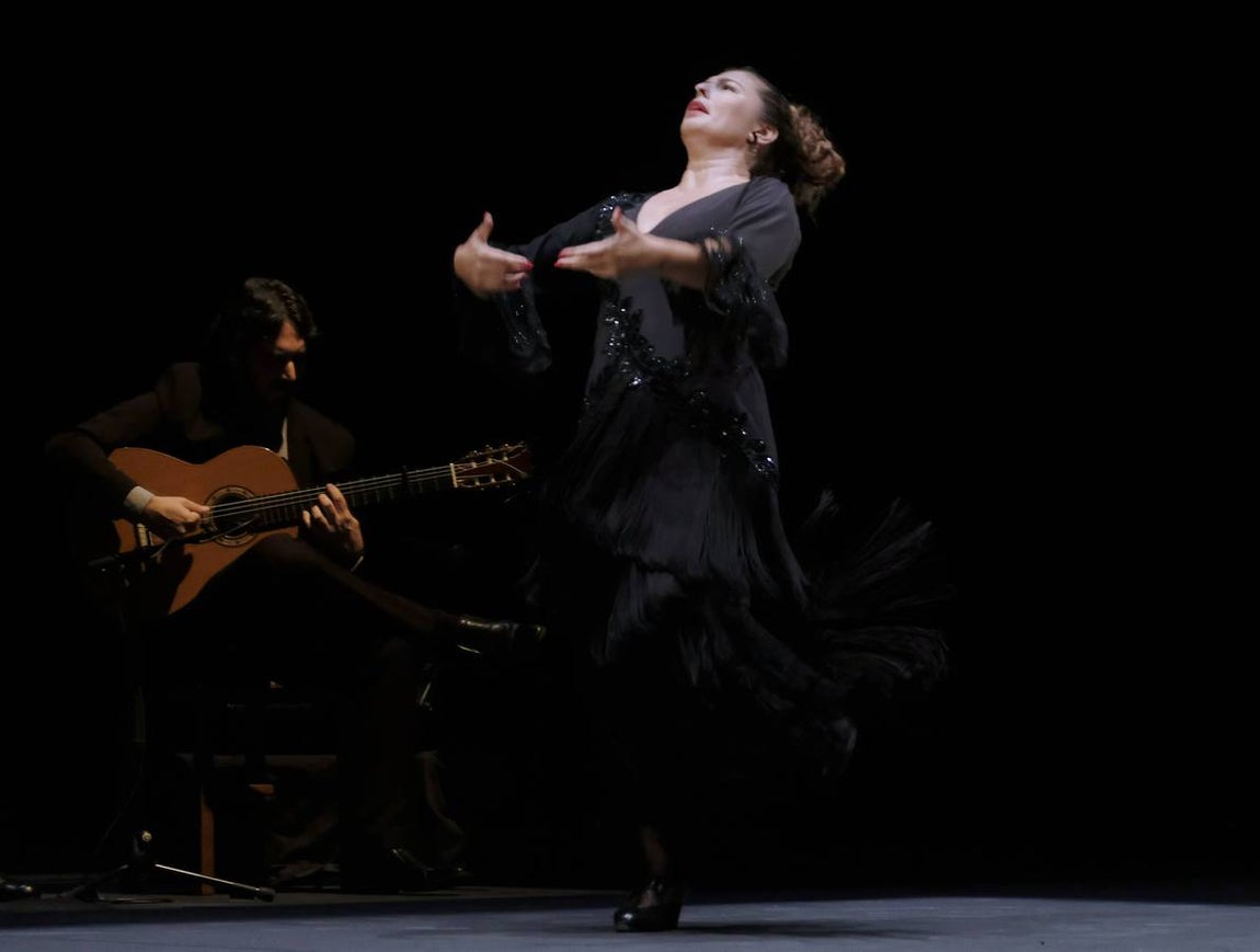 En imágenes, el baile de Pastora Galván en la Bienal de Flamenco de Sevilla 2018