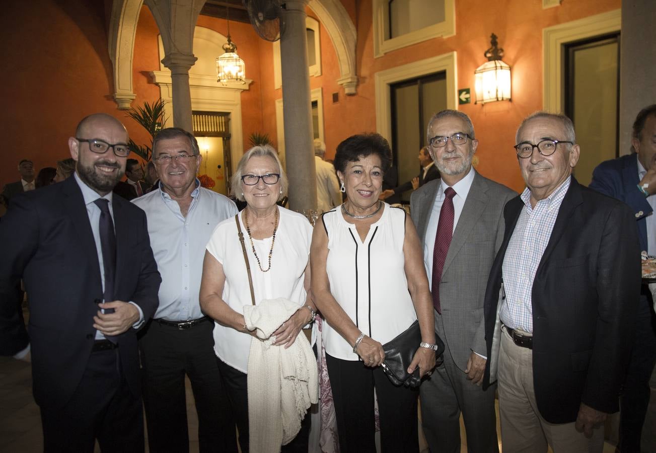 Jesús Vera, José Moya, Emilia Pérez, Ana Campanario, Juan M. FLores y Alfonso Leal