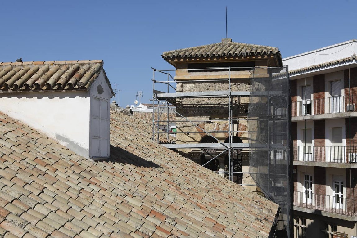 La restauración del alminar de San Juan de Córdoba, en imágenes
