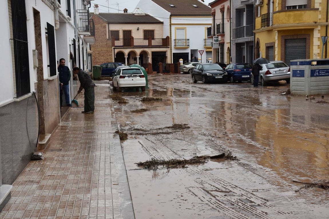 En imágenes, los estragos del temporal en el municipio malagueño de Campillos