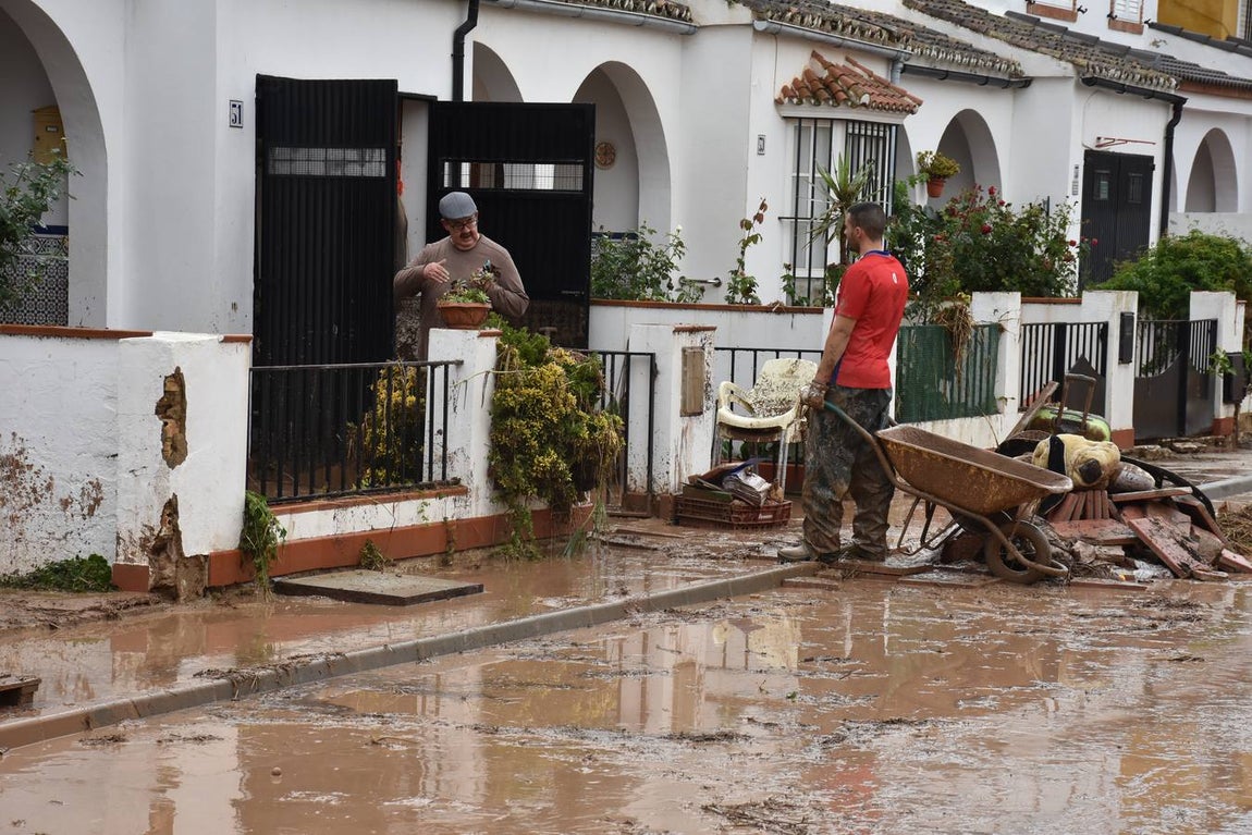 En imágenes, los estragos del temporal en el municipio malagueño de Campillos