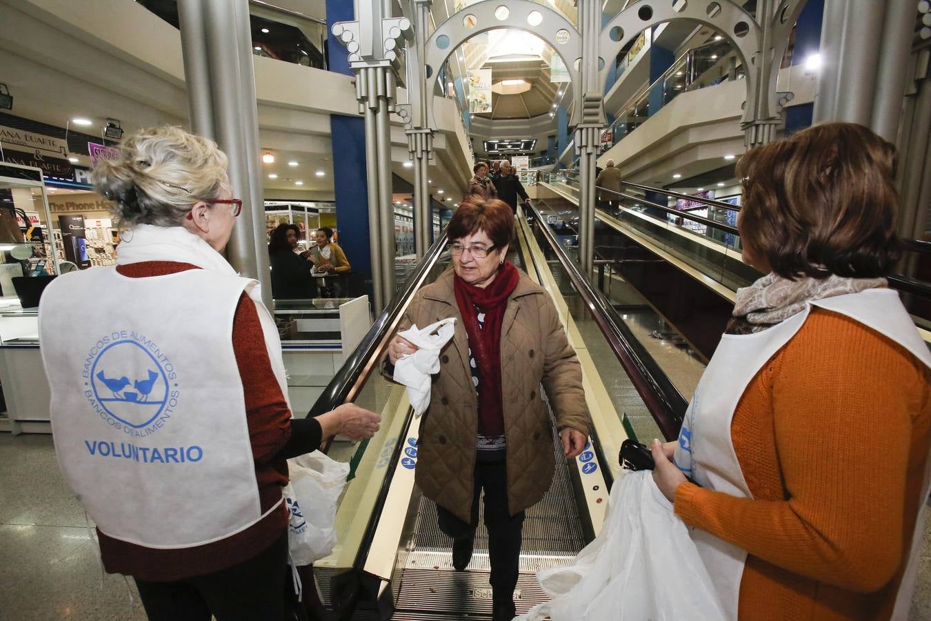 La primera jornada de recogida del Banco de Alimentos en Córdoba, en imágenes