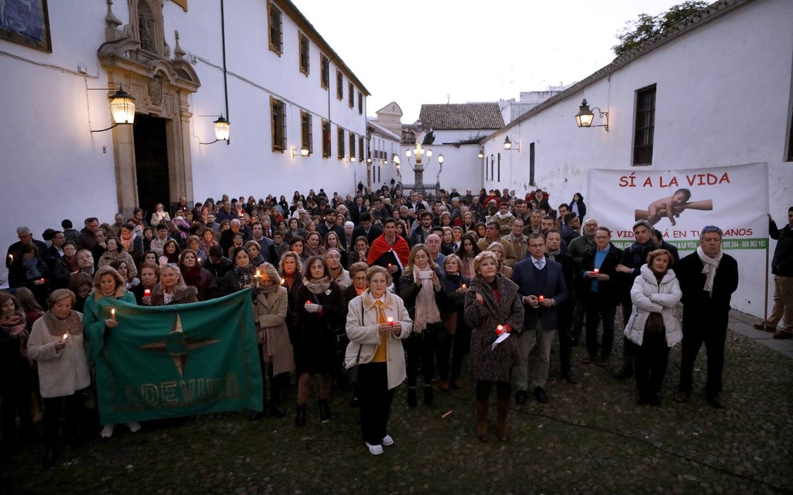 La concentración por el derecho a la vida en Córdoba, en imágenes