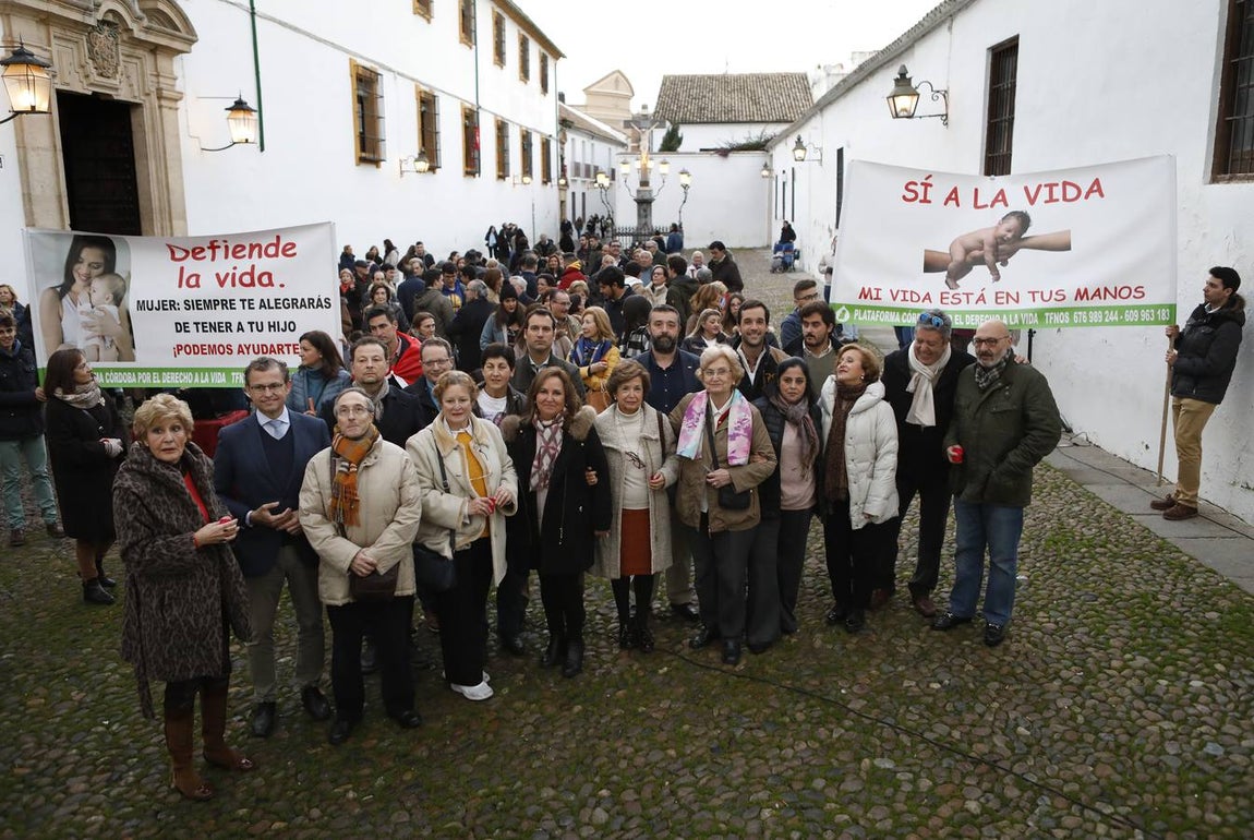 La concentración por el derecho a la vida en Córdoba, en imágenes