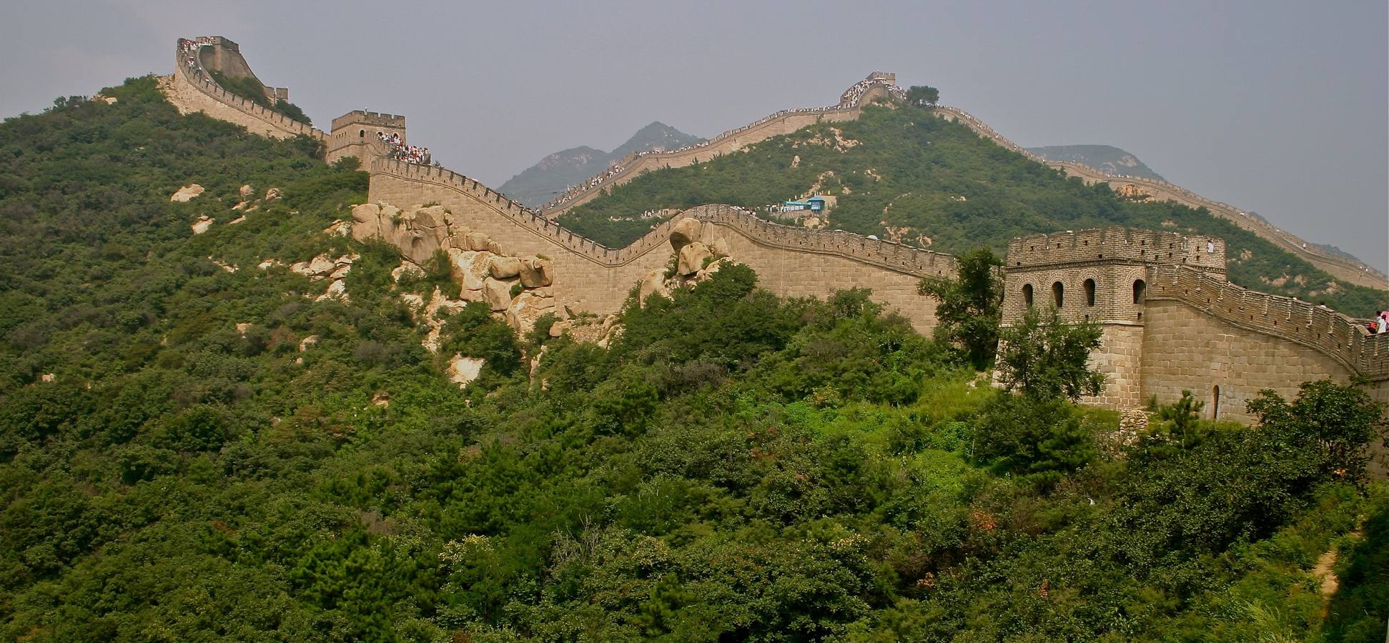 La Gran Muralla china. 9 millones de visitantes al año
