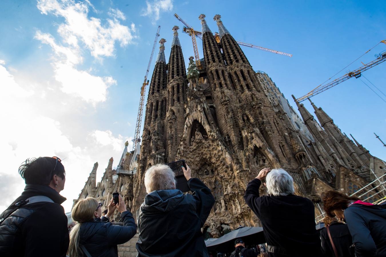 Sagrada Familia (Barcelona). 4,5 millones de visitantes al año