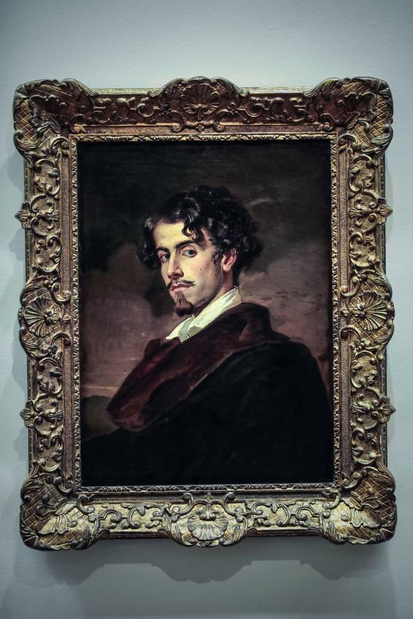 Retrato del escritor, obra del pintor romántico Valeriano Domínguez