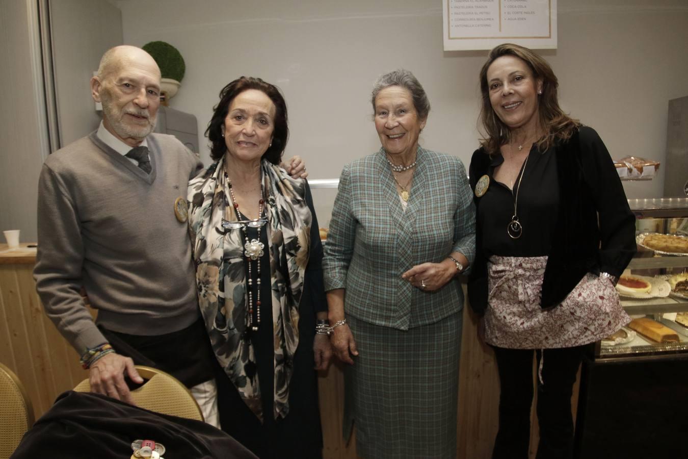Pedro Aragón, María Luisa González, Aurelia García y Carmen Fernández