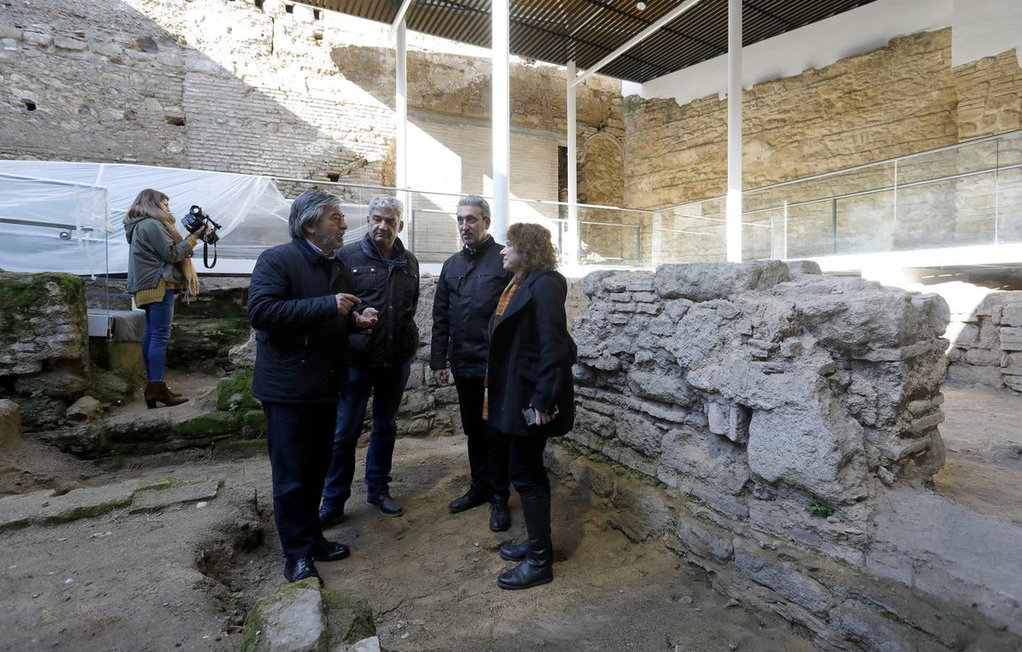 Los restos del solar junto a la Sinagoga de Córdoba, en imágenes